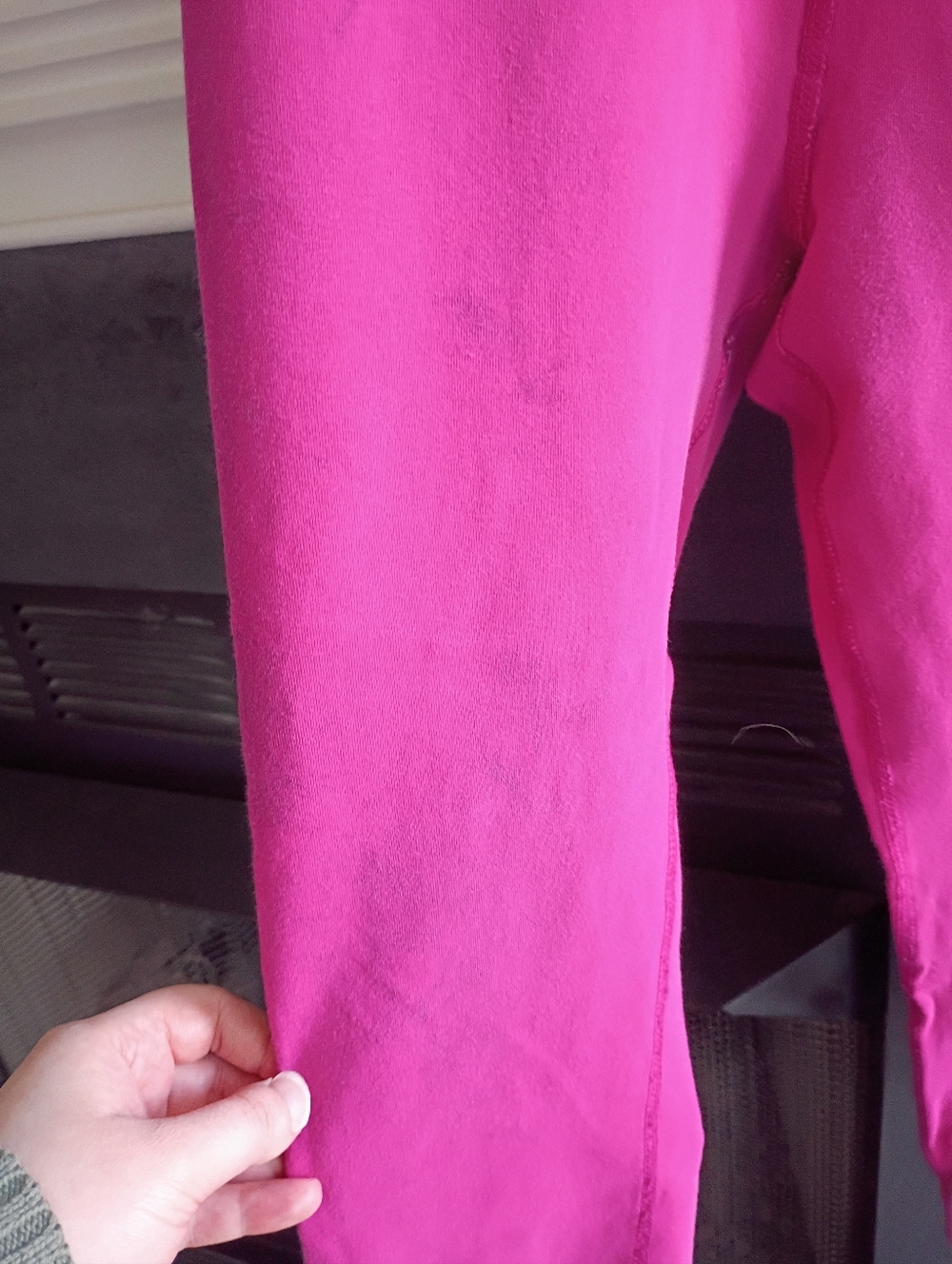 Primary 12 Raspberry Capri Leggings - Picture 2 of 6